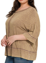 Load image into Gallery viewer, Tyra Ribbed Top