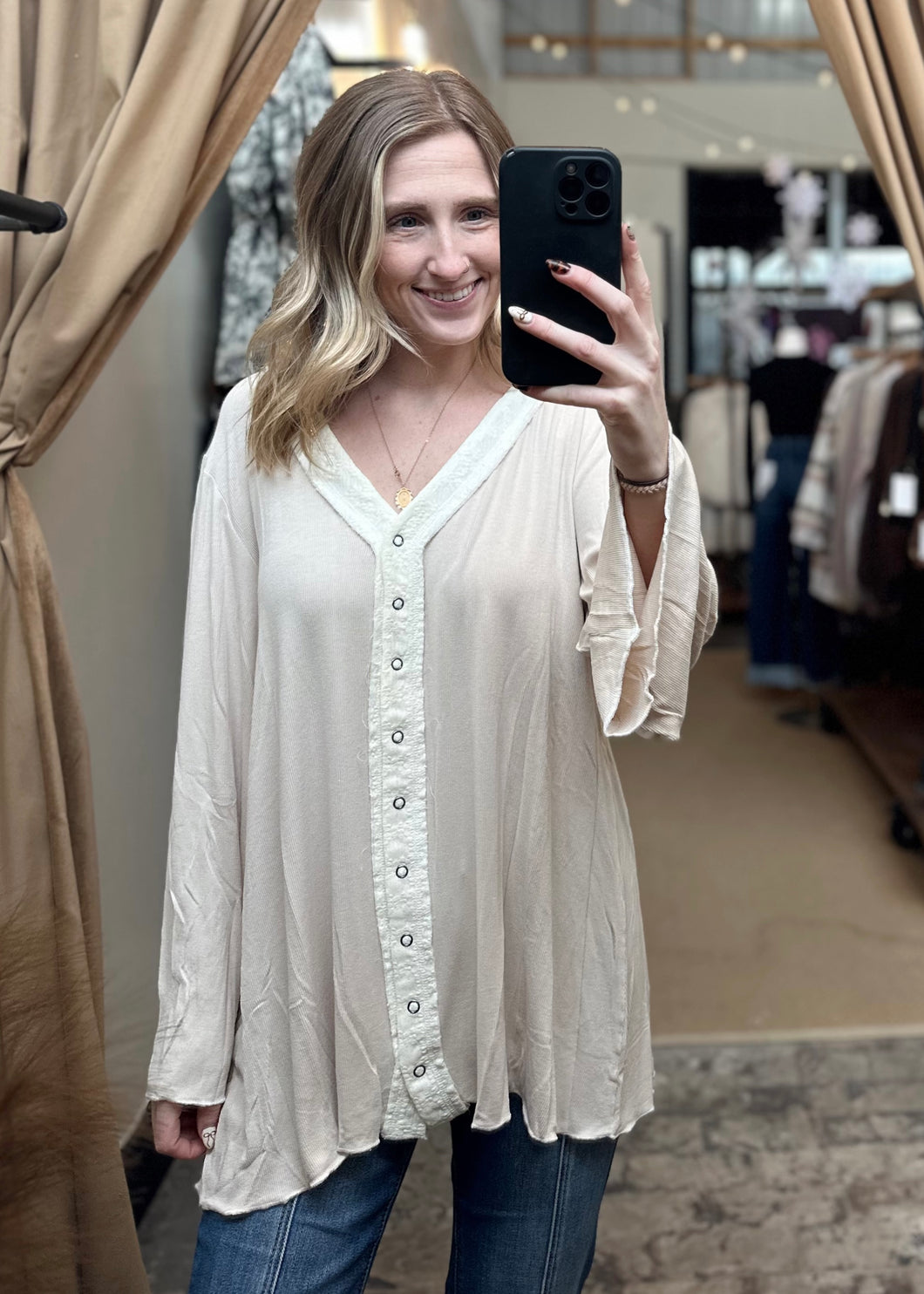 Margo Button Up
