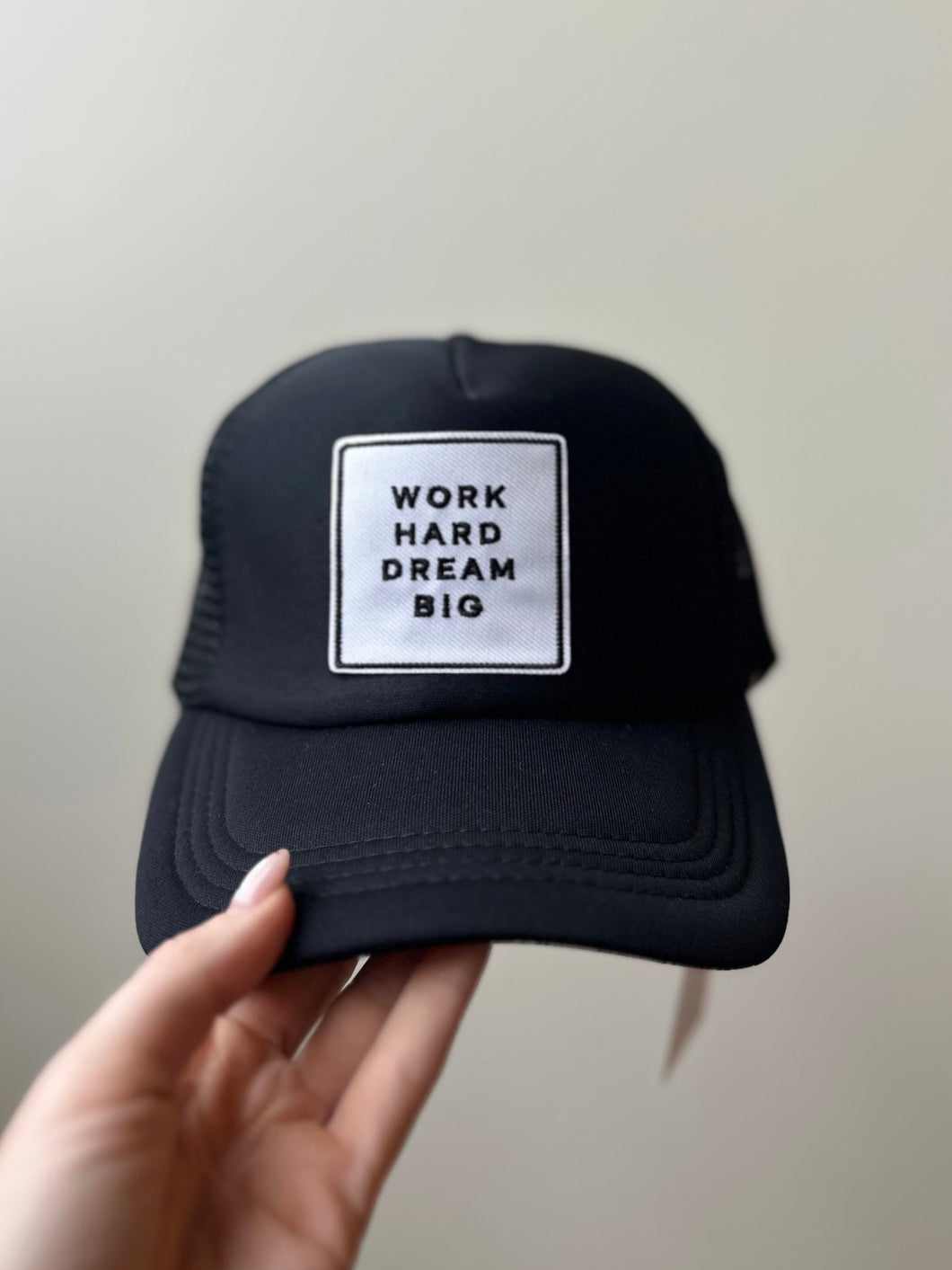 Work Hard Dream Big Trucker Hat