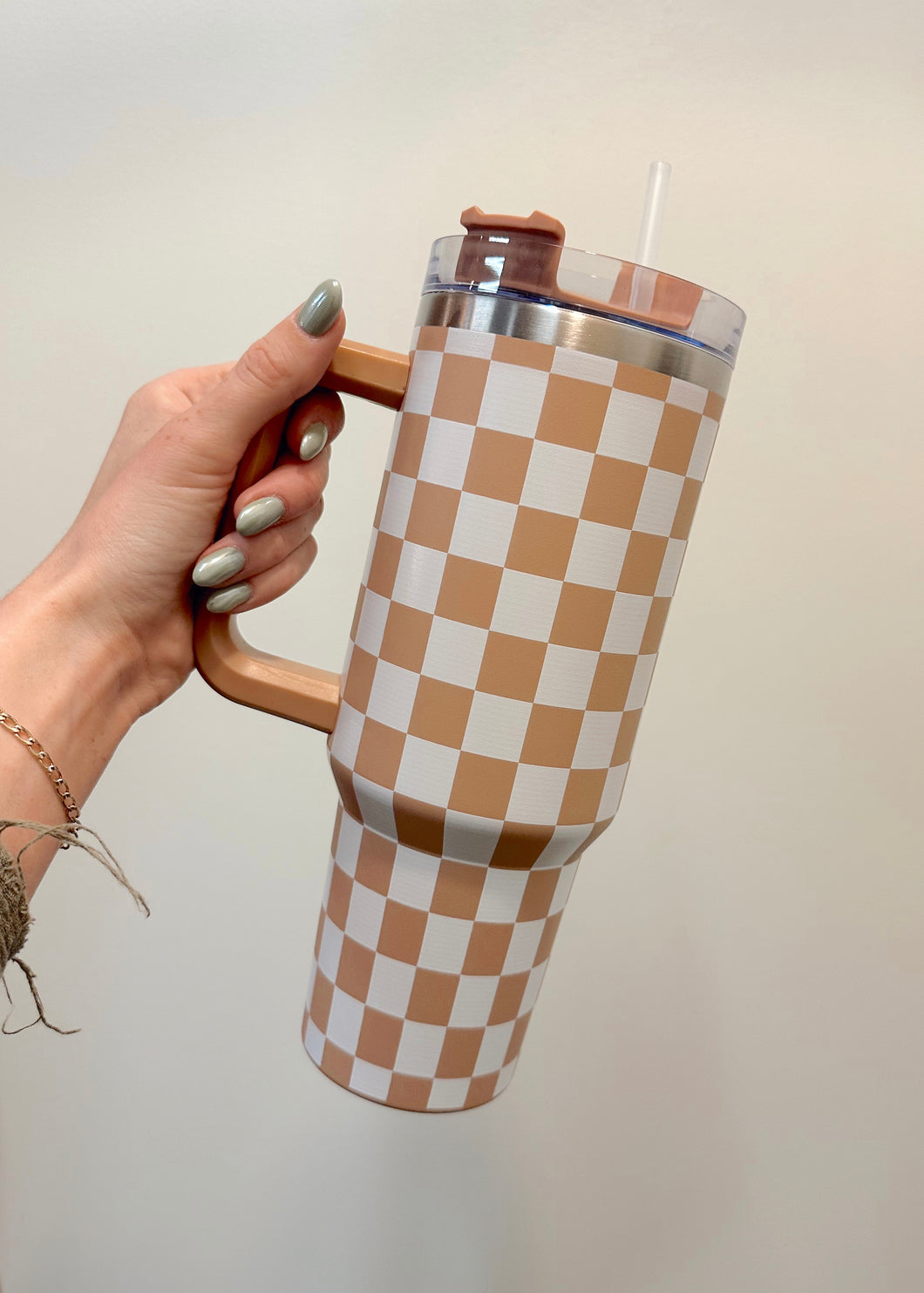 Checkered Tumbler