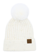Load image into Gallery viewer, C.C Pearl Beanie
