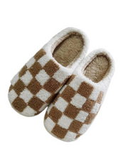 Load image into Gallery viewer, Checkered Cozy Slippers [2 Colors]
