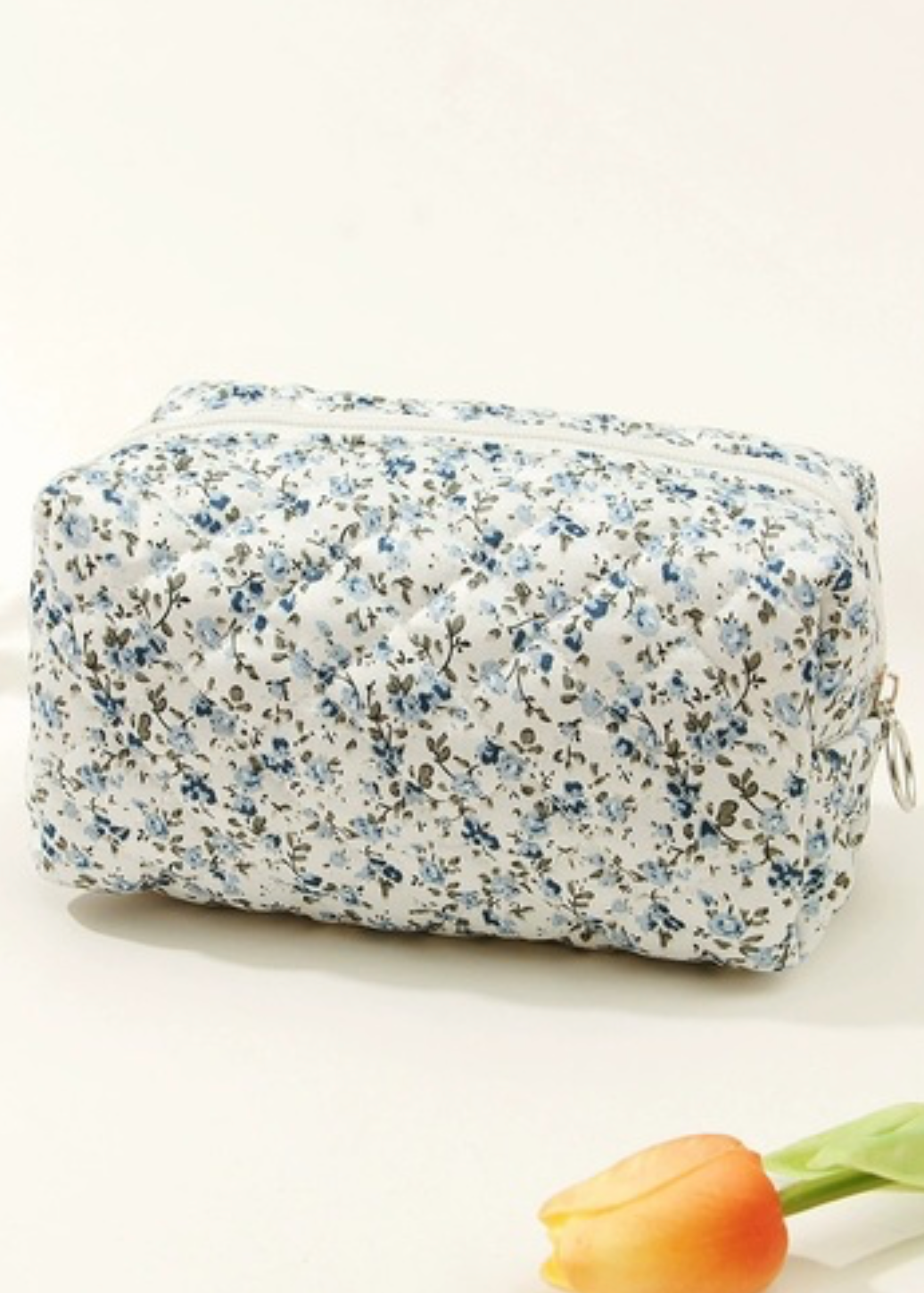 Quilted Makeup Pouch