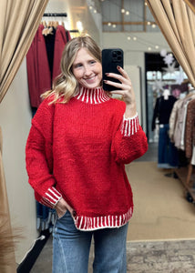 Zaya Sweater [Red]