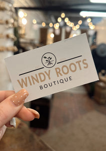 Windy Roots Boutique Gift Card
