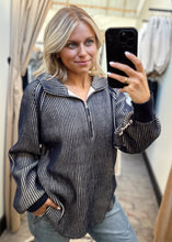 Load image into Gallery viewer, Taya Half Zip Sweater
