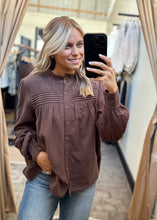 Load image into Gallery viewer, Perri Pintuck Blouse
