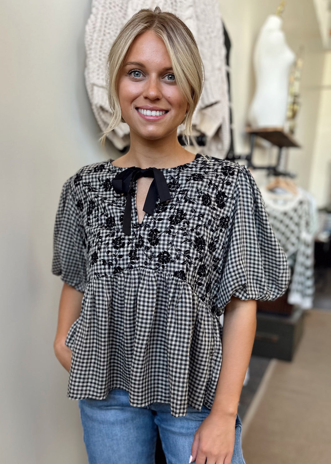 Louie Babydoll Blouse