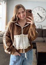 Load image into Gallery viewer, Collins Studded Jacket [Chocolate]
